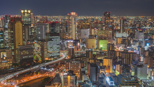 梅田の夜景